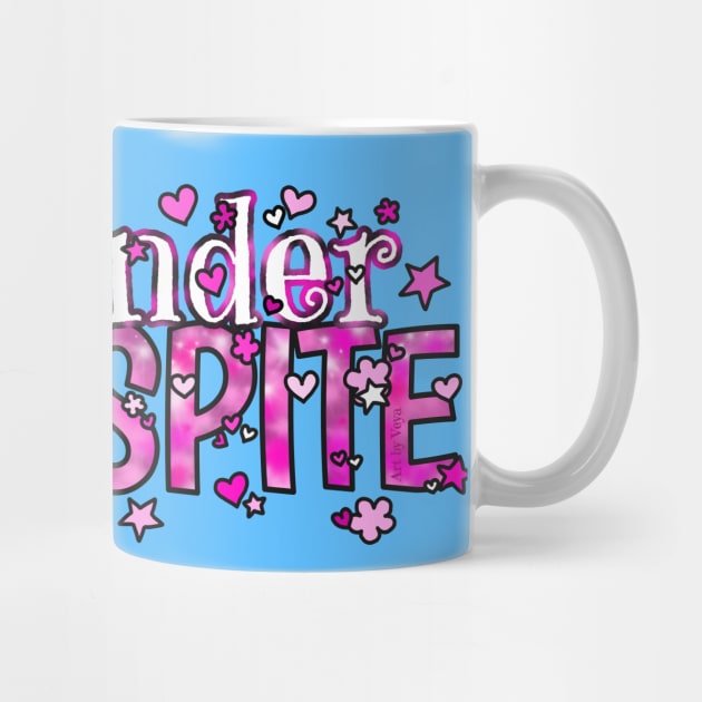 No Gender. Only Spite. Pink by Art by Veya